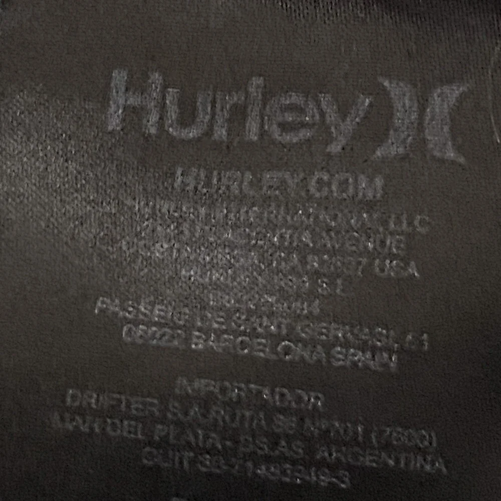 Hurley Shorts Mens 32 Blue Solid Boardshorts Swim Trunks Drawstring Back Pocket